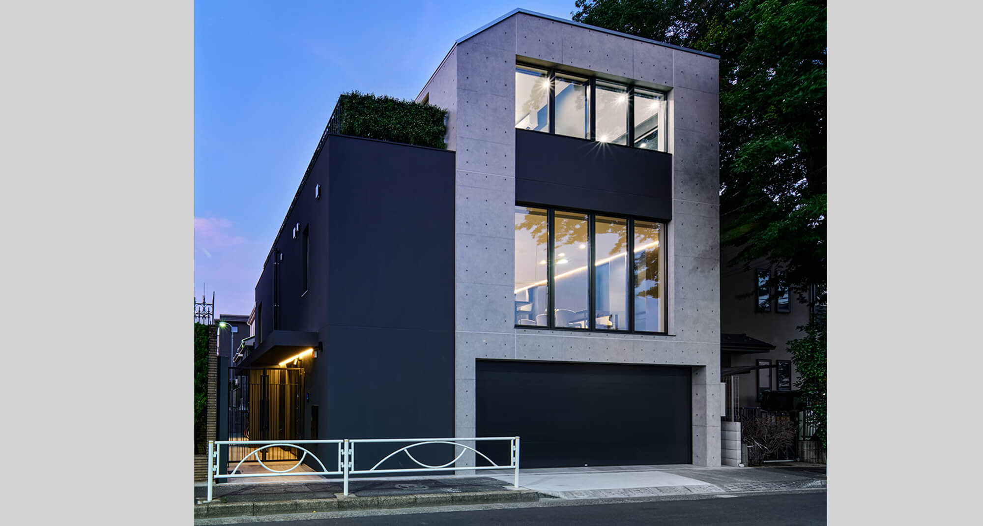 高級住宅の外観デザイン