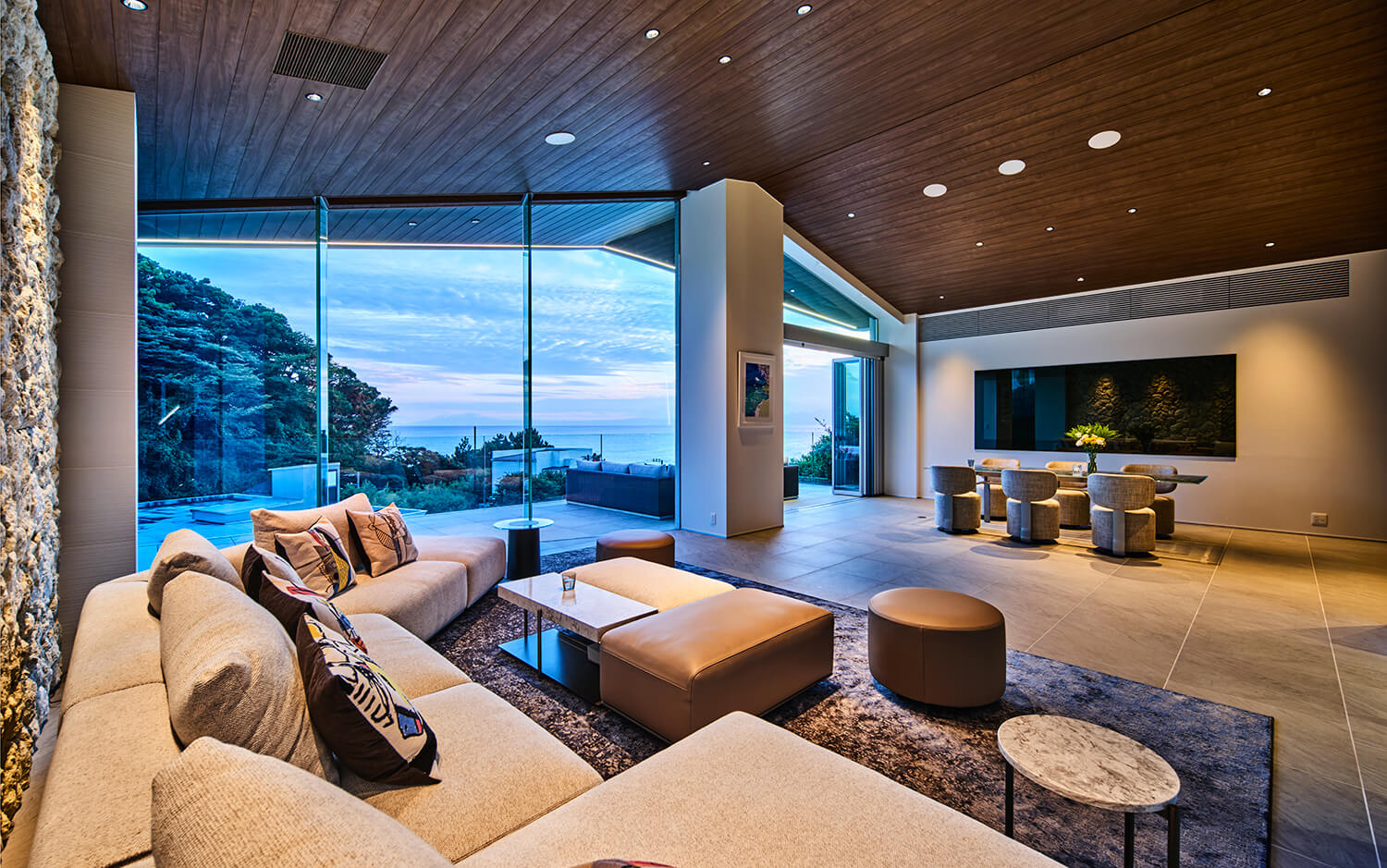 高級住宅のリビング